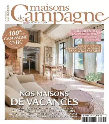 Maisons De Campagne N°137 – Juillet-Août 2022 [Magazines]