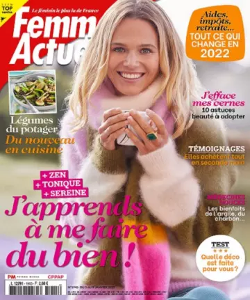 Femme Actuelle N°1945 Du 3 au 9 Janvier 2022  [Magazines]