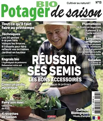 Potager Bio de Saison N°13 – Avril-Juin 2021  [Magazines]