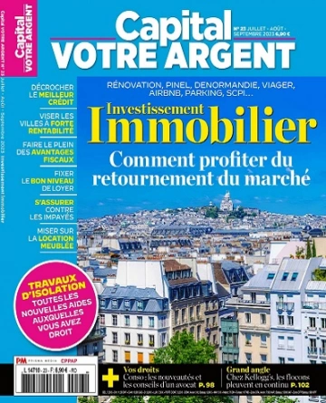 Capital Votre Argent N°23 – Juillet-Septembre 2023 [Magazines]