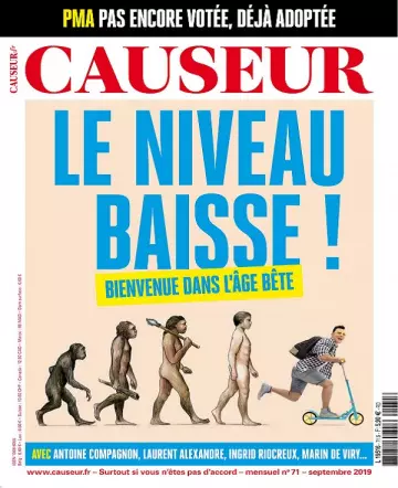 Causeur N°71 – Septembre 2019 [Magazines]