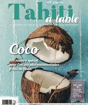 Tahiti à Table N°20 – Octobre 2021  [Magazines]