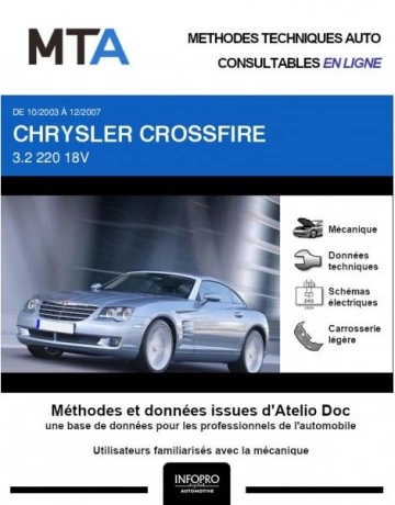 revue technique chrysler crossfire 2003-2007 édition infopro [Livres]