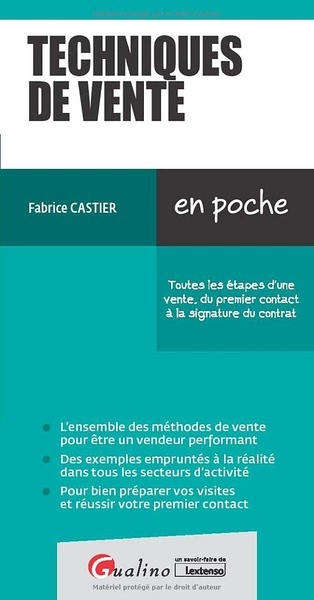 Techniques de vente  [Livres]