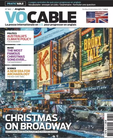 Vocable Anglais N°860 Du 9 Décembre 2021 [Magazines]