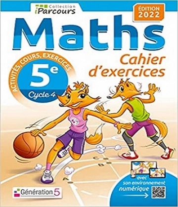 Cahier d’exercices iParcours maths 5e avec cours [Livres]