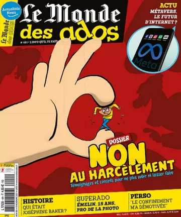 Le Monde Des Ados N°484 Du 17 Novembre 2021  [Magazines]