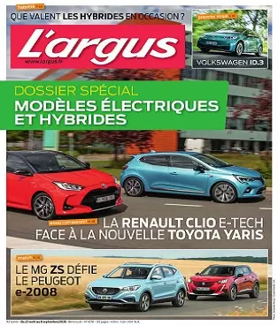 L’Argus N°4578 Du 27 Août 2020 [Magazines]