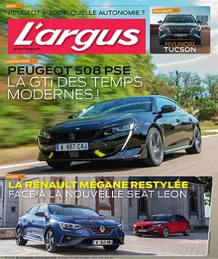 L’Argus N°4580 Du 24 Septembre au 14 Octobre 2020 [Magazines]