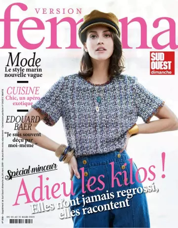 Version Femina N°886 Du 24 Mars 2019 [Magazines]