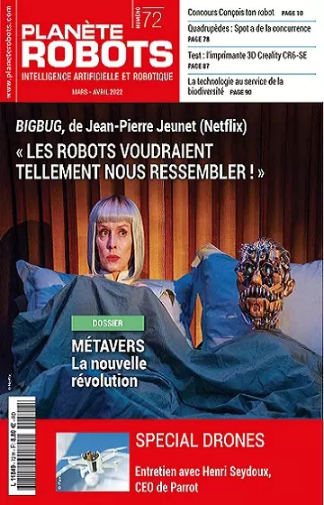 Planète Robots N°72 – Mars-Avril 2022 [Magazines]