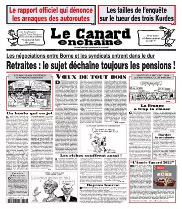 Le Canard Enchaîné N°5330 Du 4 Janvier 2023  [Journaux]