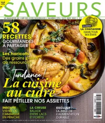 Saveurs N°278 – Octobre-Novembre 2021  [Magazines]