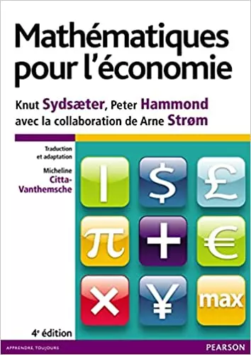 Mathématiques pour l'économie [Livres]