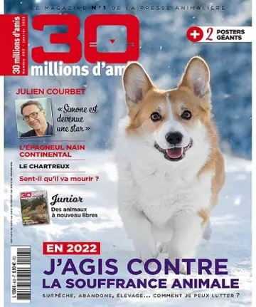 30 Millions d’Amis N°403 – Janvier 2022 [Magazines]