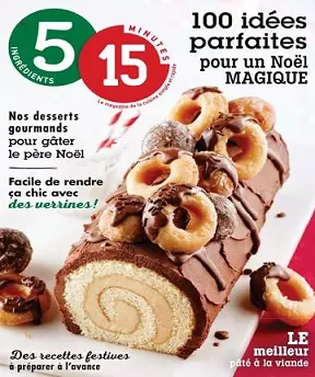 5 ingrédients 15 minutes – Décembre 2020 [Magazines]