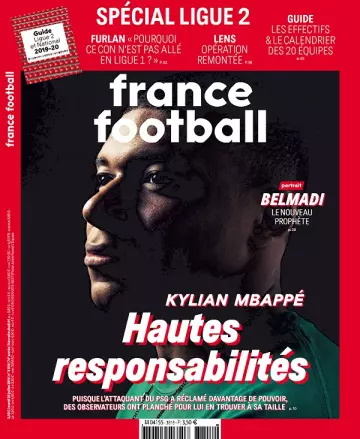 France Football N°3818 Du 23 Juillet 2019 [Magazines]