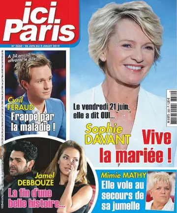 Ici Paris N°3860 Du 26 Juin 2019 [Magazines]