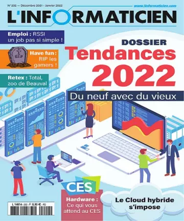 L’Informaticien N°202 – Décembre 2021-Janvier 2022  [Magazines]