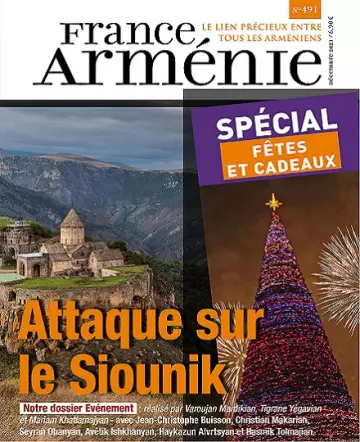 France Arménie N°491 – Décembre 2021 [Magazines]