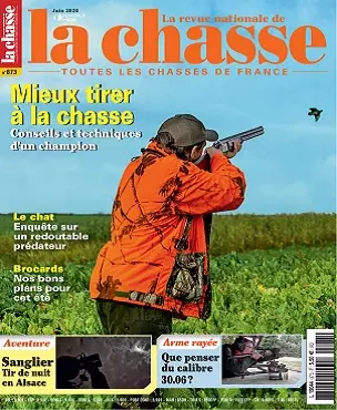 La Revue Nationale De La Chasse N°873 – Juin 2020  [Magazines]