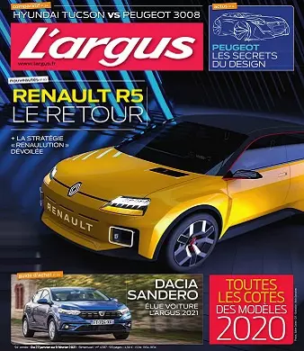 L’Argus N°4587 Du 27 Janvier 2021 [Magazines]