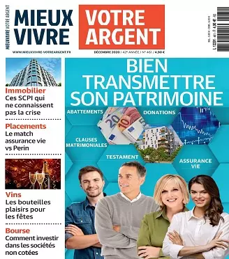 Mieux Vivre Votre Argent N°461 – Décembre 2020 [Magazines]