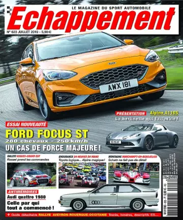 Échappement N°623 – Juillet 2019 [Magazines]