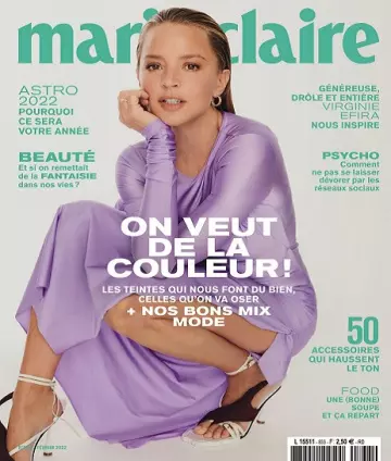 Marie Claire N°833 – Février 2022 [Magazines]