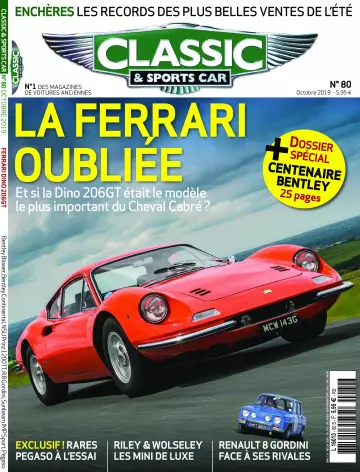 Classic & Sports Car - Octobre 2019 [Magazines]