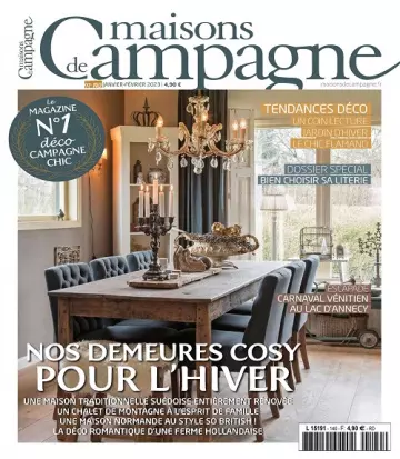 Maisons De Campagne N°140 – Janvier-Février 2023 [Magazines]