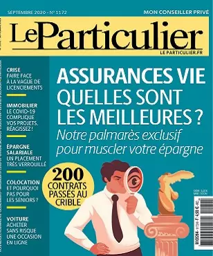 Le Particulier N°1172 – Septembre 2020 [Magazines]