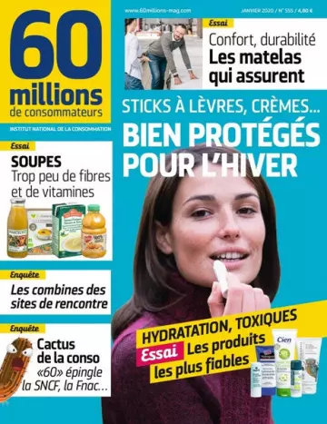 60 Millions de Consommateurs - Janvier 2020 [Magazines]