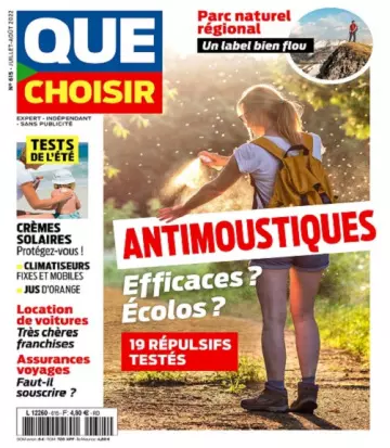 Que Choisir N°615 – Juillet-Août 2022 [Magazines]