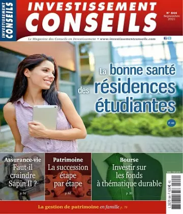 Investissement Conseils N°844 – Septembre 2021 [Magazines]