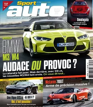 Sport Auto N°706 – Novembre 2020  [Magazines]