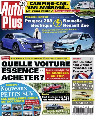 Auto Plus N°1615 Du 16 Août 2019 [Magazines]