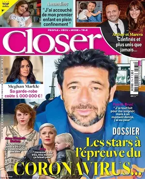 Closer N°774 Du 10 au 16 Avril 2020 [Magazines]