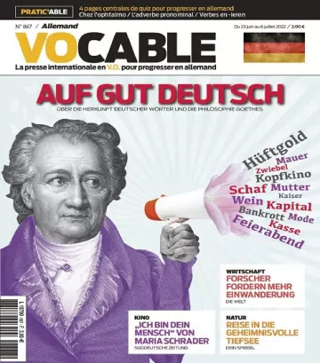 Vocable Allemand N°867 Du 23 Juin 2022 [Magazines]