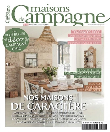 Maisons De Campagne N°141 – Mars-Avril 2023 [Magazines]