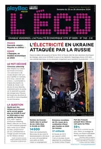 L'ÉCO N.742 - 20 Décembre 2024  [Journaux]