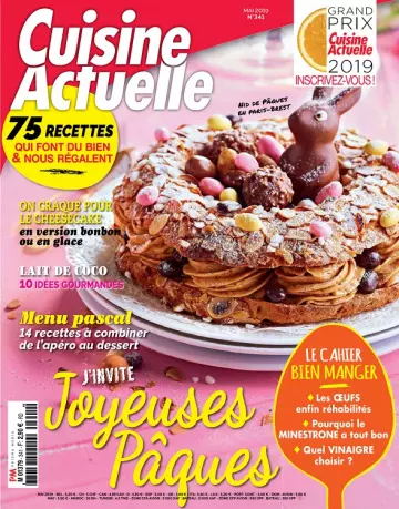 Cuisine Actuelle N°341 – Mai 2019  [Magazines]