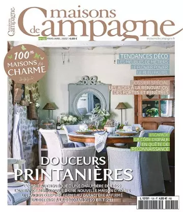 Maisons De Campagne N°135 – Mars-Avril 2022 [Magazines]