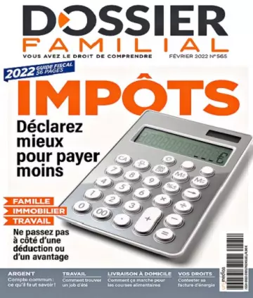 Dossier Familial N°565 – Février 2022 [Magazines]