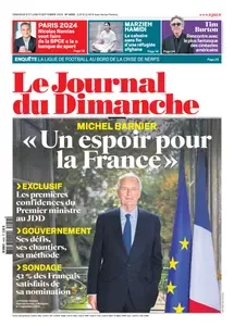 Le Journal du dimanche N.4052 - 9 Septembre 2024 [Journaux]