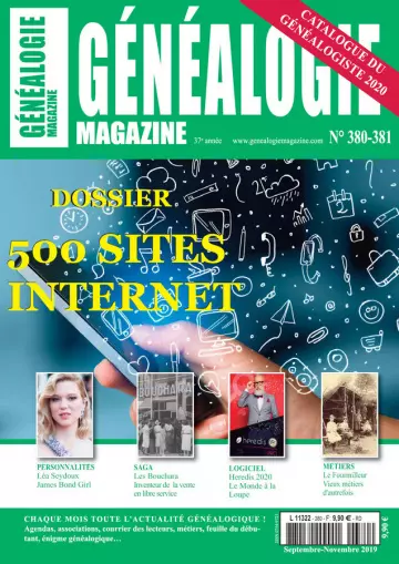 Généalogie - Septembre-Novembre 2019 [Magazines]