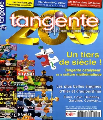 Tangente Magazine N°200 – Juillet-Août 2021 [Magazines]