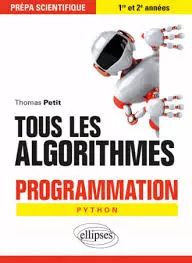 Tous les algorithmes (prepa) en python [Livres]