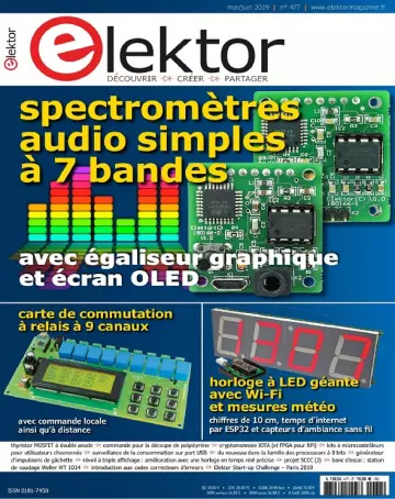 Elektor N°477 – Mai-Juin 2019 [Magazines]