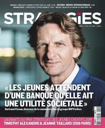 Stratégies N°2002 Du 4 Juillet 2019  [Magazines]